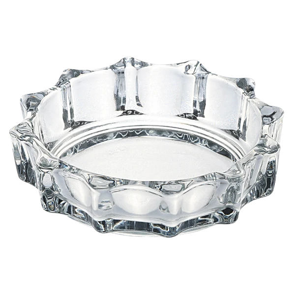 Deli Glassware Round Shape Glass Ashtray