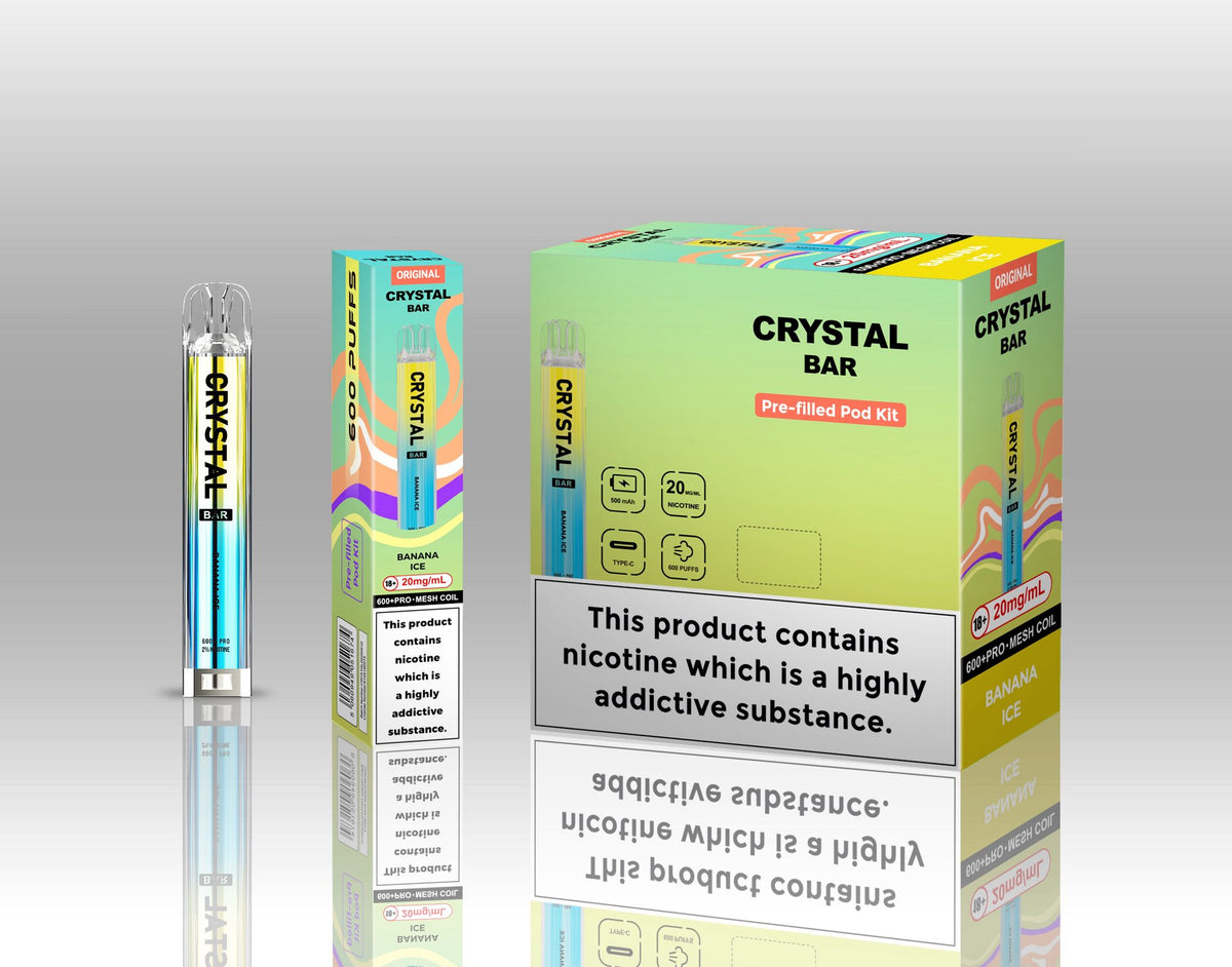 Original Crystal Bar Prefilled Pod Kit( Box of 10)