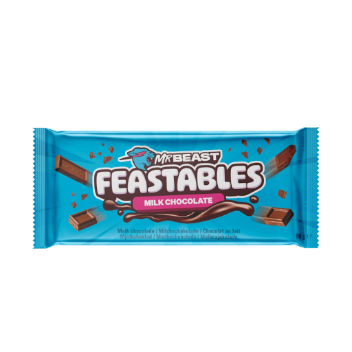 FEASTABLES MILK CHOCOLATES 60G