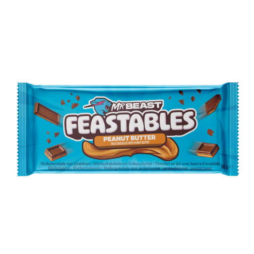 FEASTABLES PEANUT BUTTER 60G