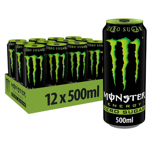 MONSTER ENERGY ZERO SUGAR 500ML 24PK