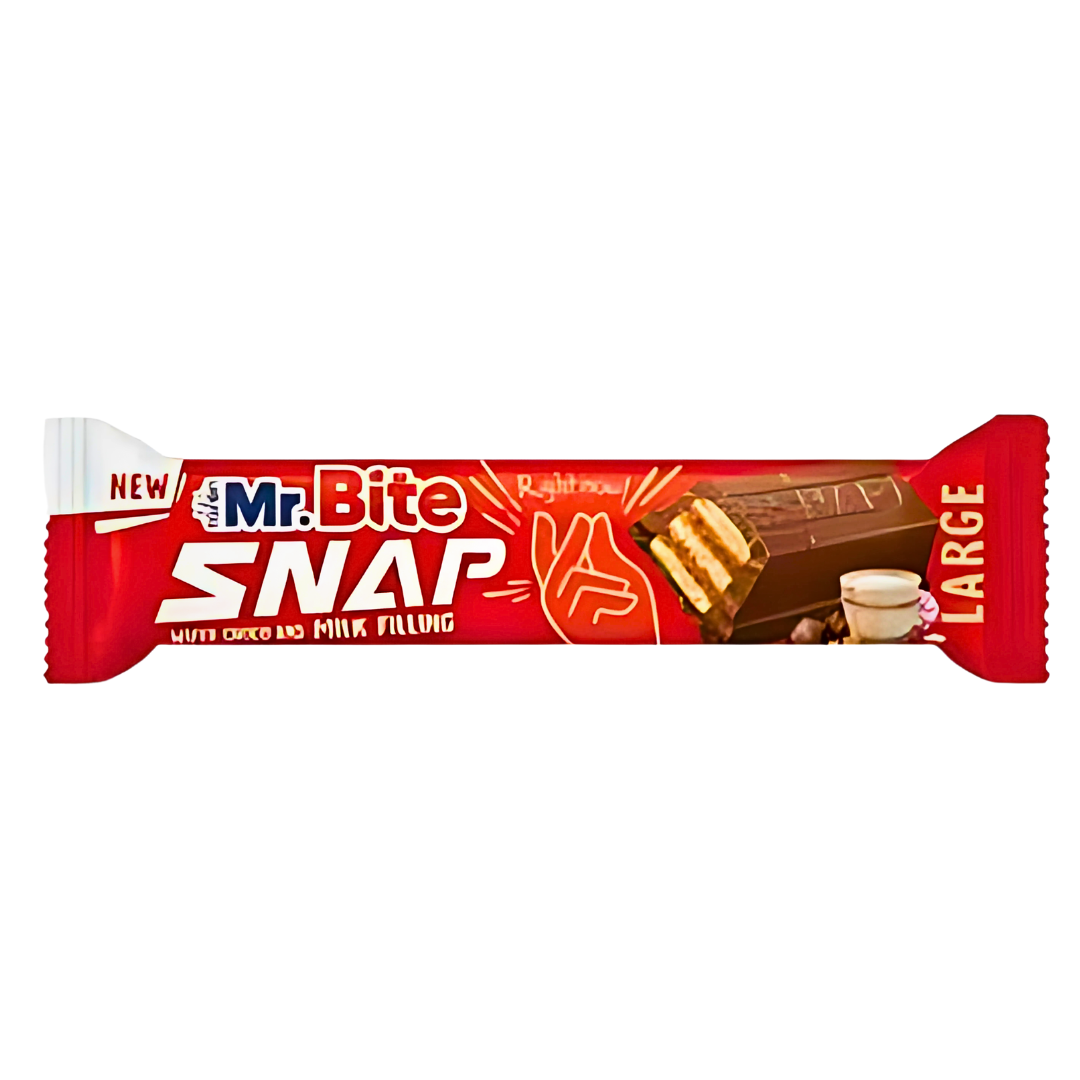 MR BITE Snap Cocoa Filling Wafers (Box of 24)