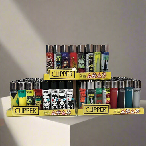 CLIPPER LIGHTER PRINTED (BOX OF 48)