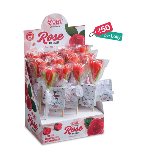 ROSE LOLLIES