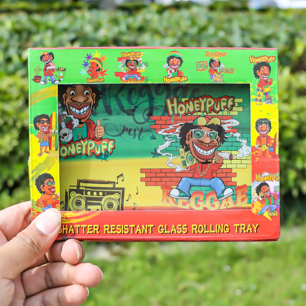 HONEYPUFF Glass Rolling Tray