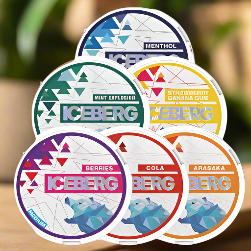 ICEBERG Nicotine Pouches 20mg (Sleeve of 10)