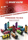 Boss Vape 3000 (BOX OF 5)