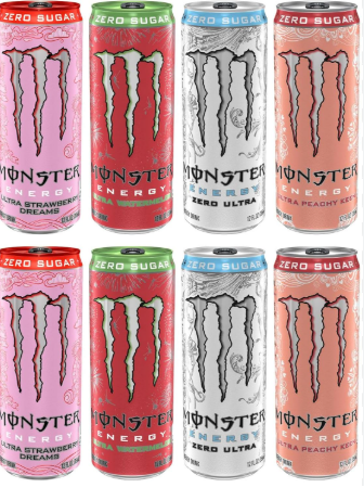 MONSTER ENERGY ZERO SUGAR 500ML(PACK OF 24)