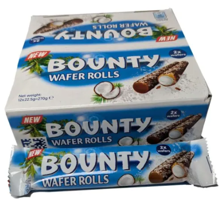 BOUNTY WAFER ROLLS (PACK OF 12)