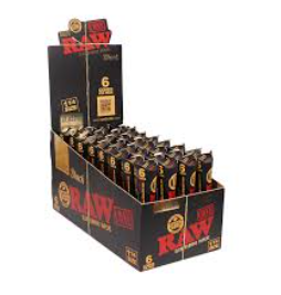 RAW CONE BLACK (BOX OF 32pack)