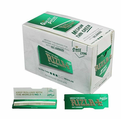 RIZLA GREEN THIN 100 BOOKLET