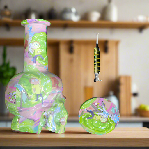 SKULL MINI BONG SET