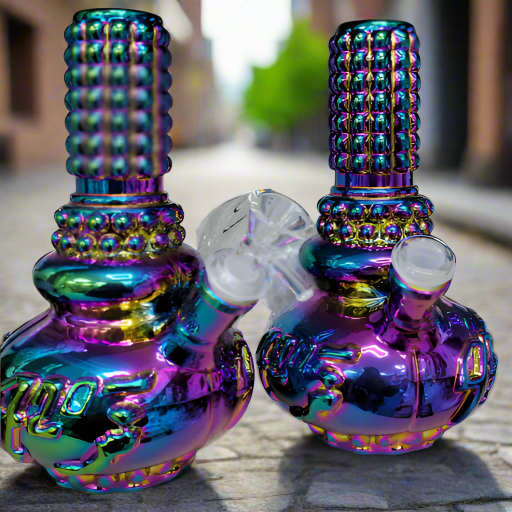 RAINBOW MEDIUM GLASS BONG