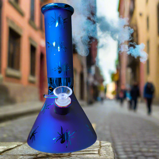 MAT FINISH SPYDER LARGE GLASS BONG