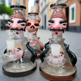 CHARACTER DESIGN SMALL  GLASS BONG