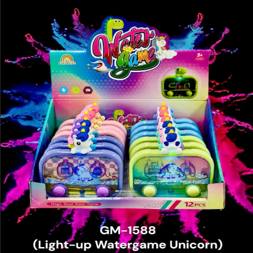 LIGHT-UP WATER GAME UNICORN (PACK OF 12)