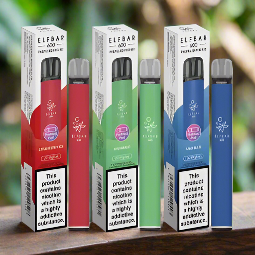 Elf Bar 600 Rechargeable Pod Kit (BOX OF 10)