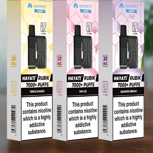 Hayati Rubik 7000 + Puff Pods (Box of 5)