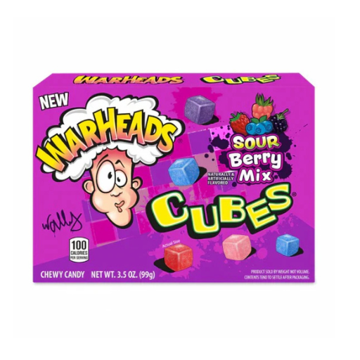 WARHEADS SOUR BERRY MIX CUBES