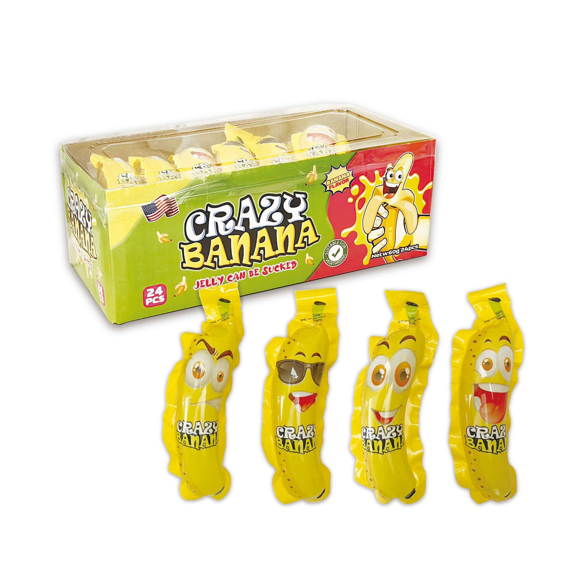 Crazy Banana Jelly (Box of 24)