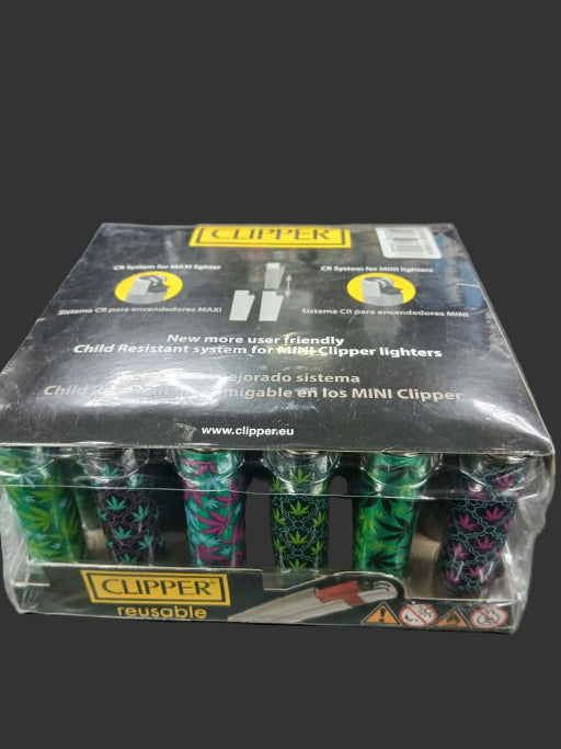 CLIPPER Reusable Mini Lighters ( Box of 30 )