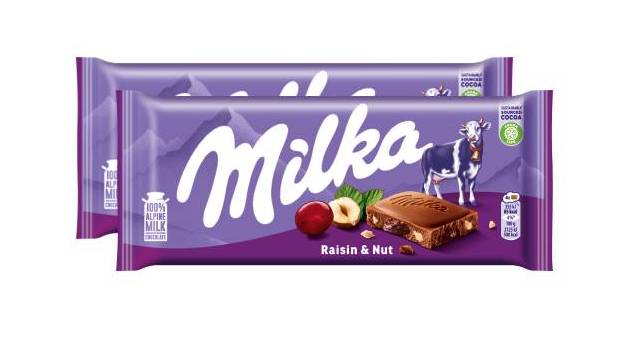 MILKA Raisin Nuts Chocolate 100g